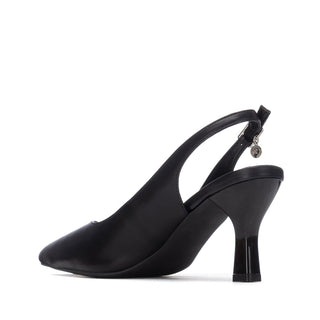 Pointed Slingback | Black