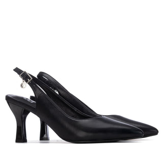 Pointed Slingback | Black