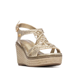 Wedge Sandal | Gold