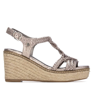 Wedge Sandal | Gunmetal