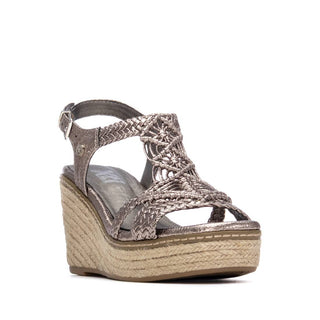 Wedge Sandal | Gunmetal
