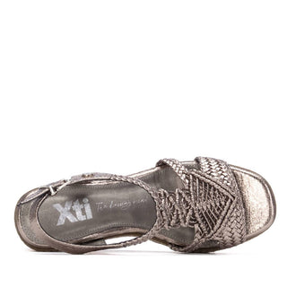 Wedge Sandal | Gunmetal