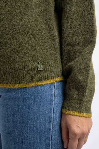 Miska Fair Isle Jumper | Winter Green