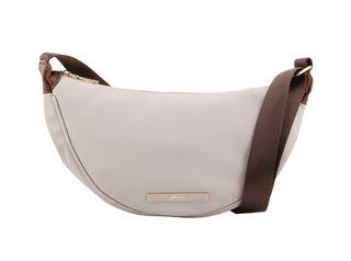 Rome Moon Shoulder Bag | Nude