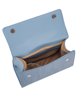 Rose Top Handle Grab Bag | Blue