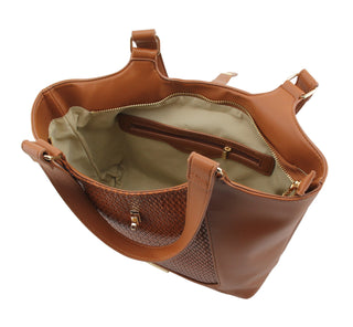 Dahlia Large Tote Bag | Tan