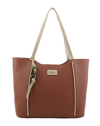 Peony Large Tote Bag | Tan