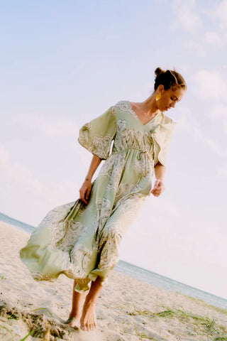 Jannike Dress | Tea Paisley Mix