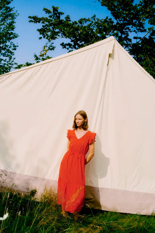 Lanie Dress | Flame Scarlet