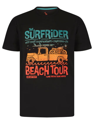Surfer Van Tee Jet Black