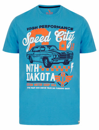 Speed City Tee Malibu Blue