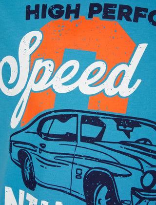 Speed City Tee Malibu Blue