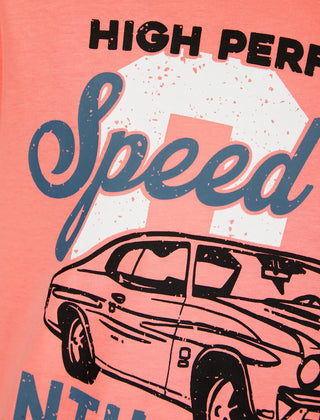 Speed City Tee Peach Blossom