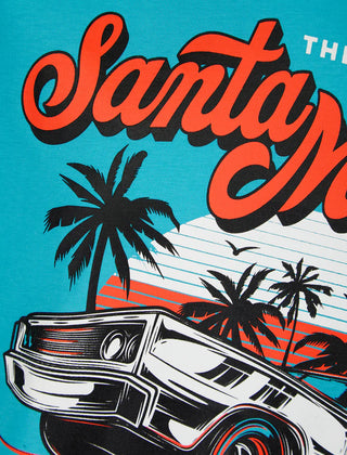 Malibu Drifters Tee Blue Atoll