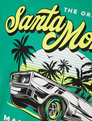 Malibu Drifters Tee Peacock Green