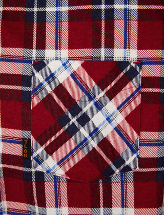 Apak Checked Cotton Flannel Shirt Red