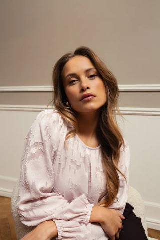 Mera Blouse | Pale Mauve