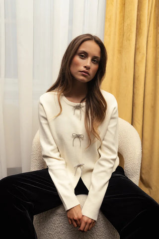 Sally Cardigan | Whisper White
