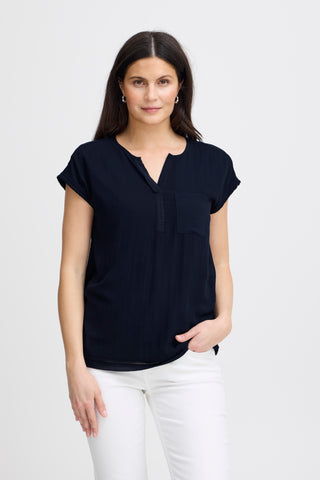 Frzawov Blouse | Black Iris