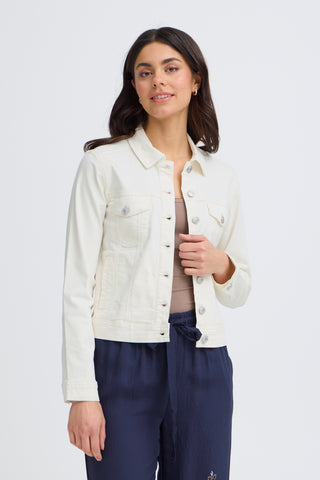 Twill Jacket | White Whisper