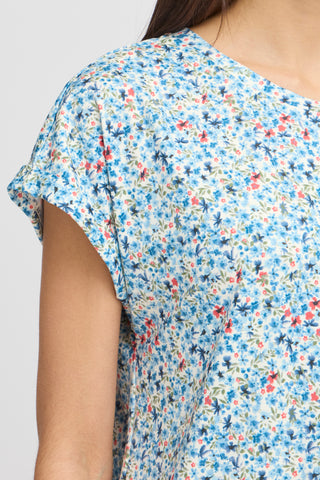 Seen Tee | Cashmere Blue Art