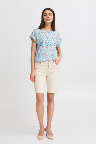 Seen Tee | Cashmere Blue Art