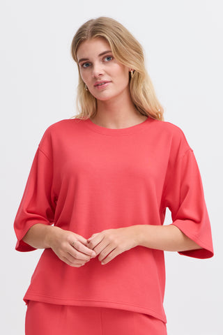 Aurora Short Sleeve Sweater | Teaberry
