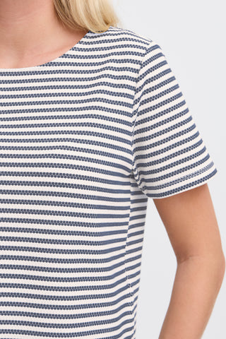 Josie Tee | Navy Blazer Stripe