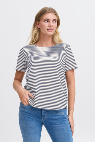 Josie Tee | Navy Blazer Stripe