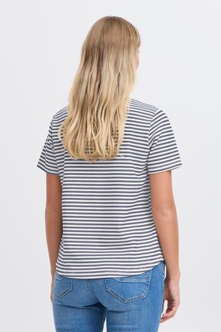Josie Tee | Navy Blazer Stripe
