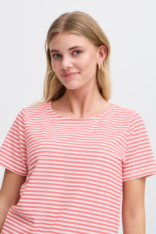 Josie Tee | Teaberry Stripe