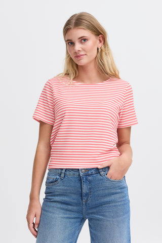 Josie Tee | Teaberry Stripe