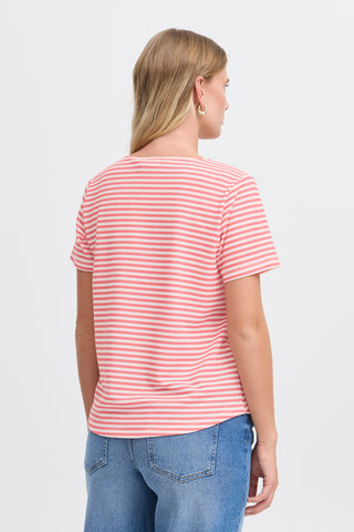 Josie Tee | Teaberry Stripe