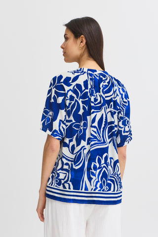 Cora Blouse | Blue Lolite Art