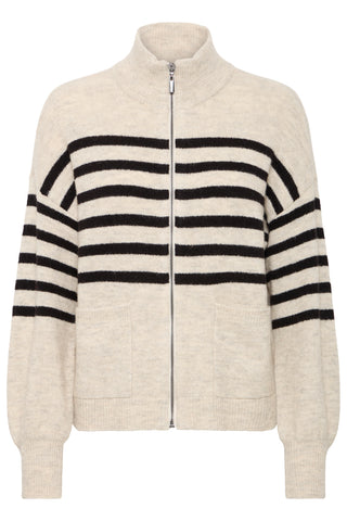 Elvira Cardigan | Oatmeal Melange