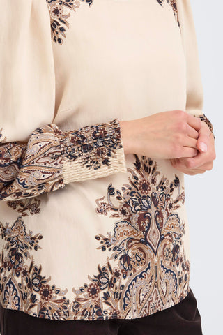 Adara Blouse | Pumice Stone