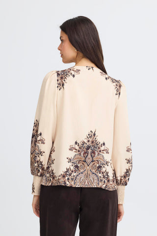 Adara Blouse | Pumice Stone