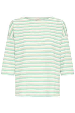Josie Tee | Creme Stripe