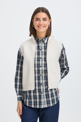 Vinea Waistcoat | Whisper White