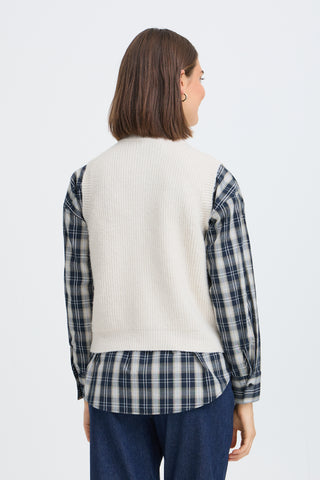 Vinea Waistcoat | Whisper White
