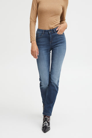 Luni Straight Jean | Dark Ink