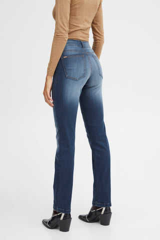 Luni Straight Jean | Dark Ink
