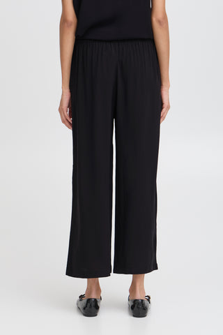 Mmjoella Cropped Trousers | Black