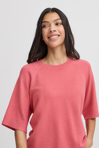 Nonina Loose Short Sleeve Jumper | Desert Rose