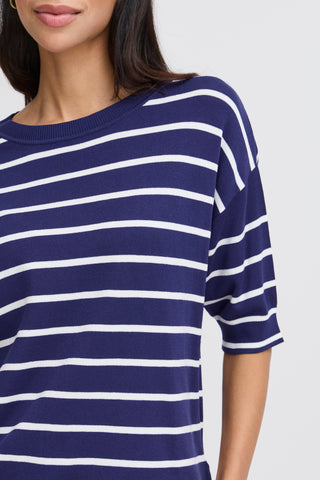 Morla Top | Medieval Blue Mix