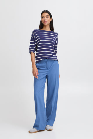 Morla Top | Medieval Blue Mix