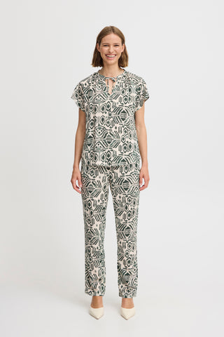 Mjoelle V Neck Top  | Ethnic Sea Spray