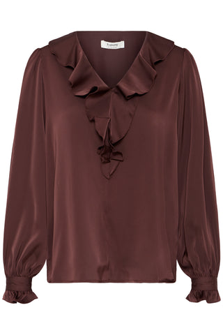 Flair Frill Blouse | Fudge