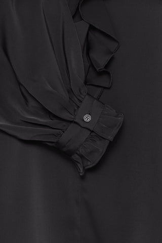 Flair Frill Blouse | Meteorite