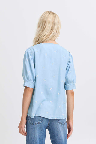 Kosmo V Shirt | Light Blue Denim